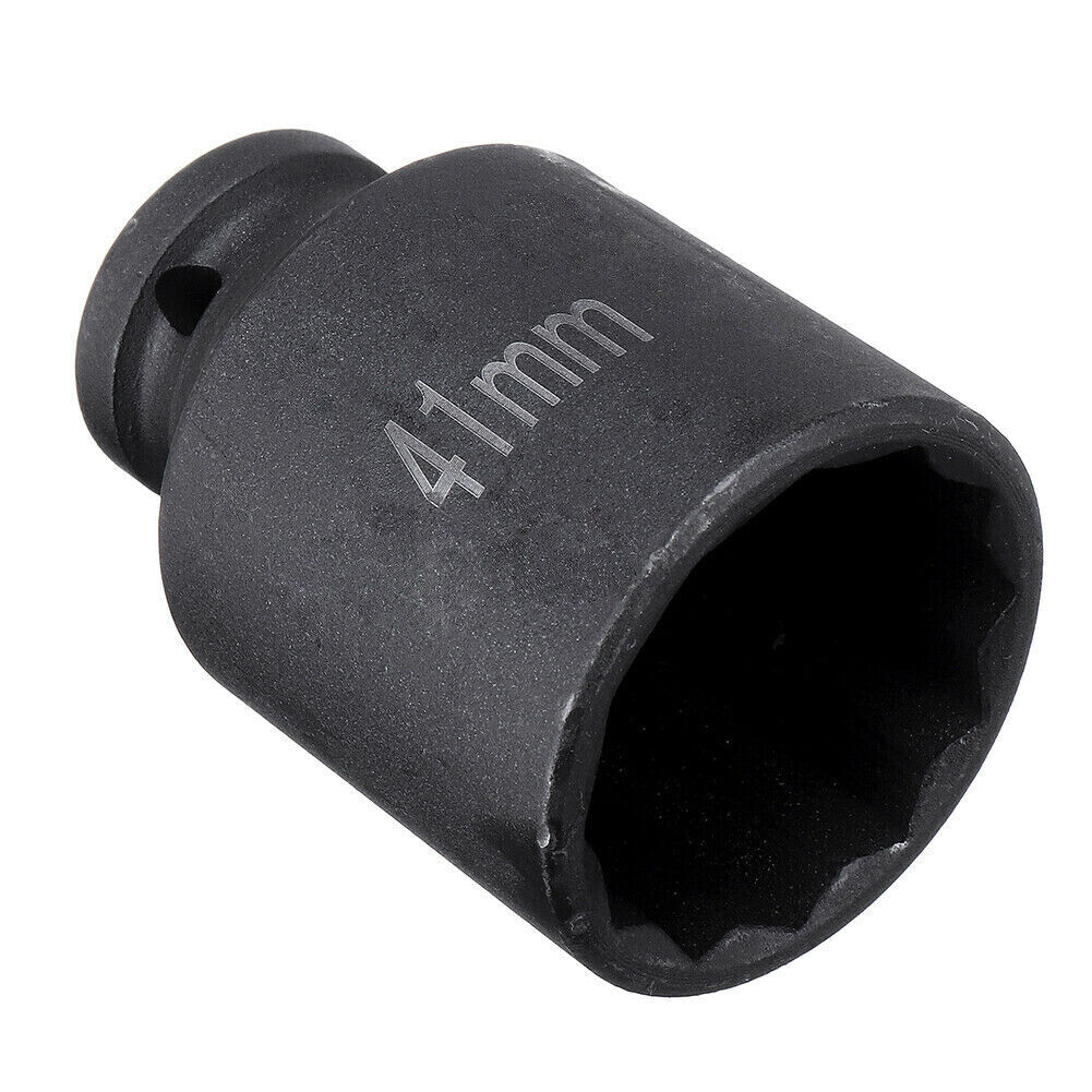 41mm 1/2" 12 Point Deep Air Impact Socket Spindle Nut Socket Universal
