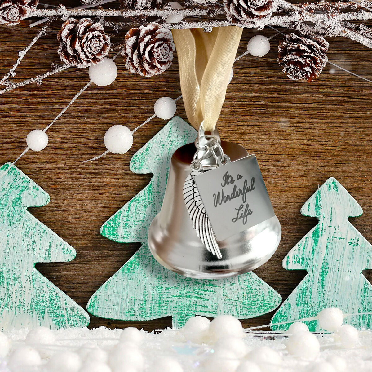 Christmas Bells Stainless Steel Christmas Jingle Bells Xmas Trees Decor