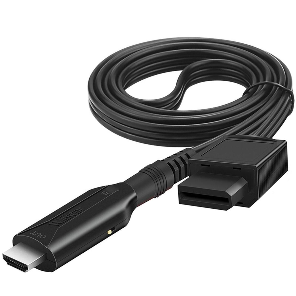 1080P Wii to HDMI Converter Cable, Output Video&Audio Plug and Play HDMI Video