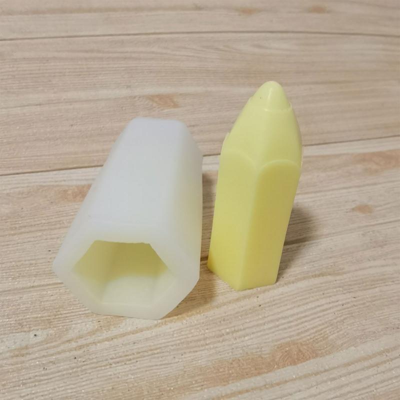 Crayons Shaped Candle Silicone Moulds Handmade DIY Baking Mold Plaster Soap Mold