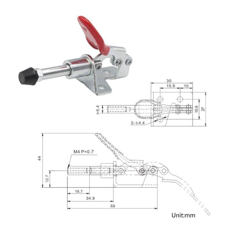 GH-301AM Hold Down Toggle Clamp Pull Action Type Clamps Quick Release Hand Tool