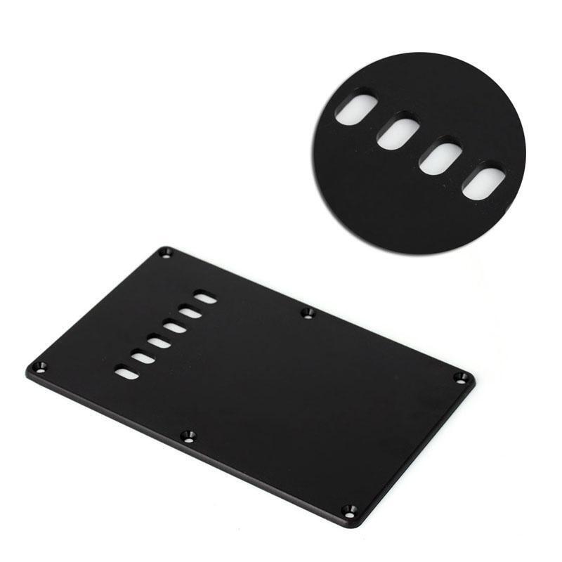 Ply Single Black Guitar Tremolo Spring Backplate Cover For Black Electric Guitar