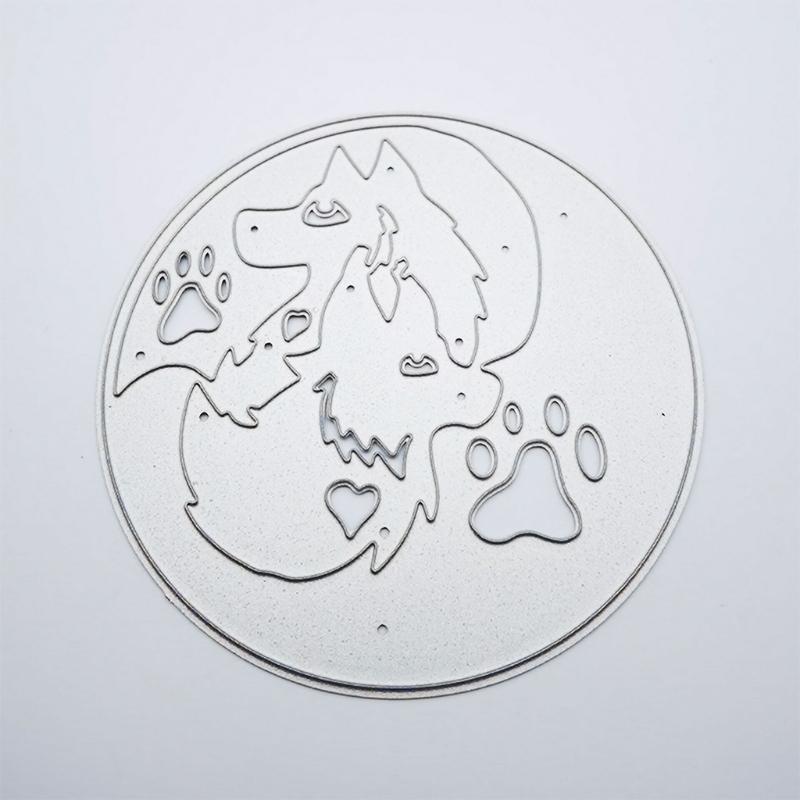 Wolf Metal Cutting Dies Stencil DIY Scrapbooking Album Paper Card Template Mold