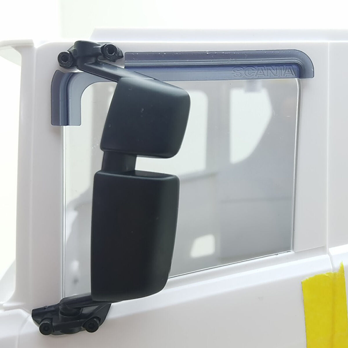For Tamiya 1/14 Scania 770s A Pair Of Car Windows Ventilationboard & Rain Visor