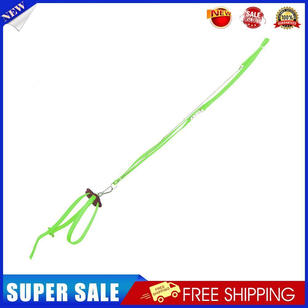 Turtle Lizard Traction RopeTraining Pets Walking Adjustable Leashes (Green