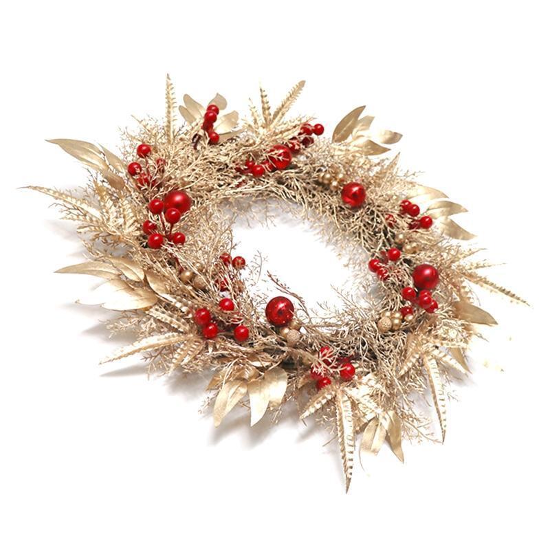 Christmas Front Door Wall Hanging Decor, Xmas Decor Wreath Xmas Wreath Pendant