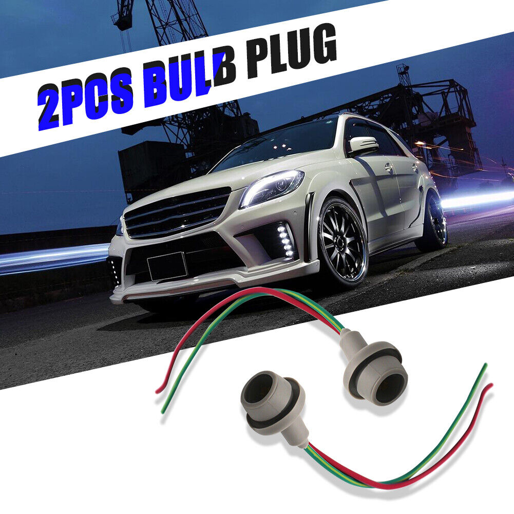 1 Pair T10 W5W 147 555 655 Wedge Bulb Holder 12V Car LED Light Bulb Socket