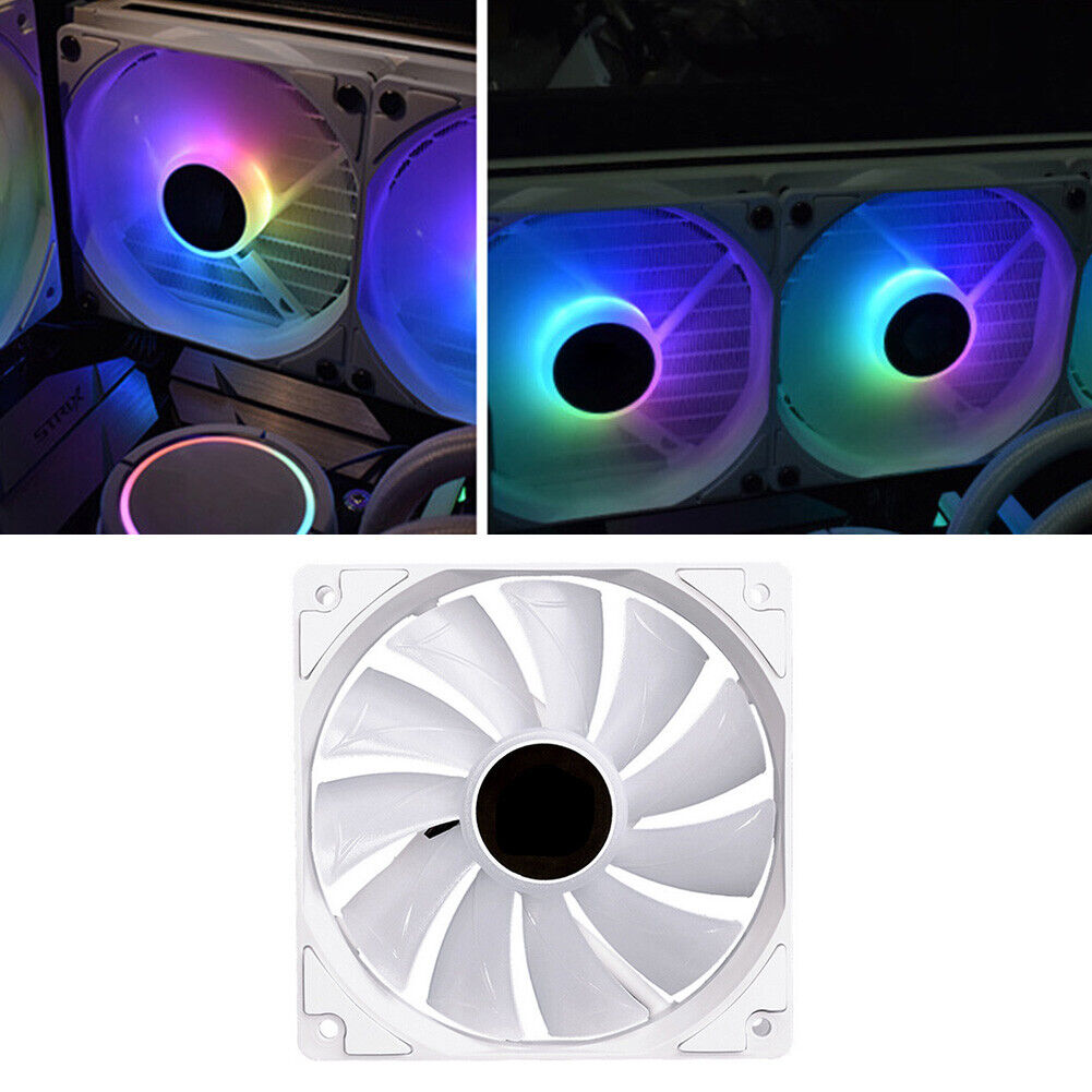 ID-COOLING XF-12025 12cm 3 Pin ARGB CPU Fan DC 12V Colorful Cooler Radiator
