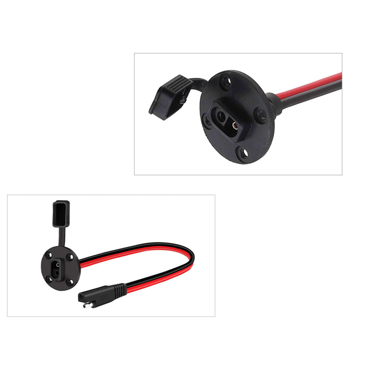 Solar Panel 10AWG SAE to SAE Cable Power Charger Cord Wire Adapter Connector A2U