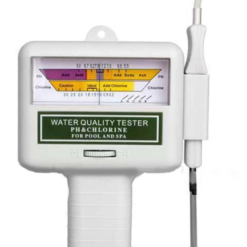 Water Quality Tester Portable Digital 2 in 1 Water Quality PH & Chlorin Tester