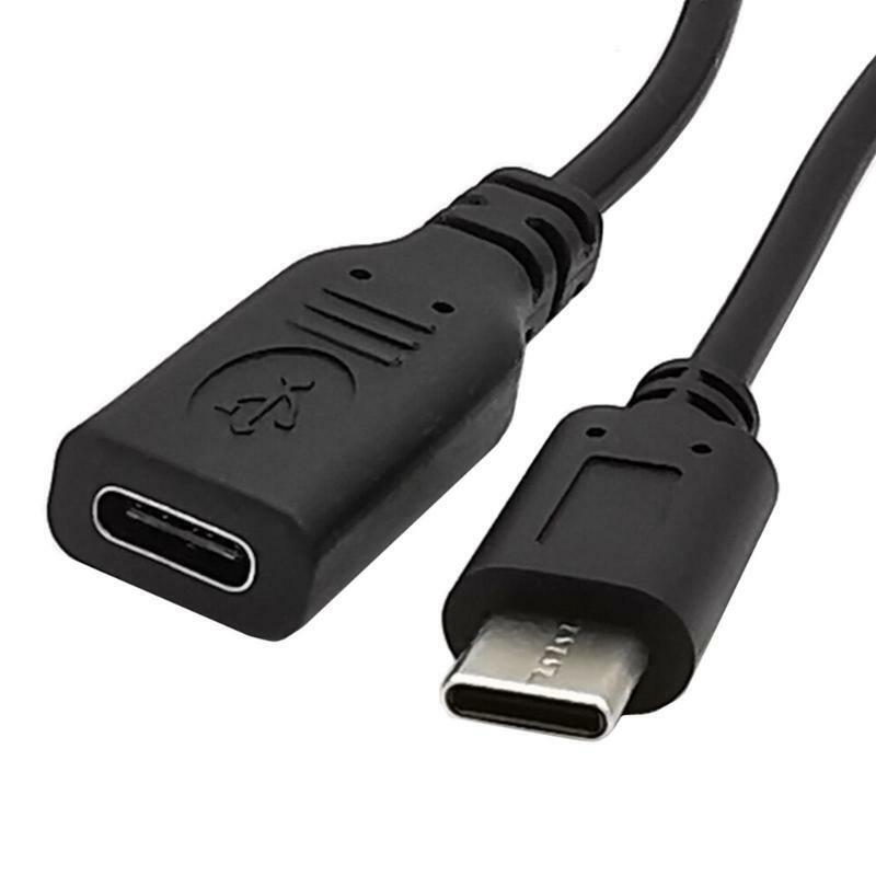 Type C Male to Female Extension Cable with Switch for Raspberry Pi 4B Smartphone