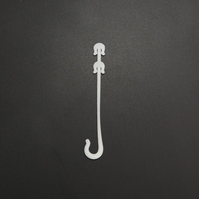 J Shaped Fruit Cherry Tomato Agricultural Ear Hooks 100 Pcs Fix Hook