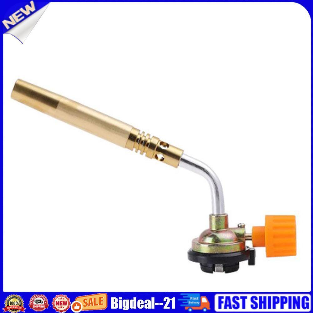 Portable Brazing Butane Gas Torch Flame Gun for Outdoor Camping Picnic BBQ