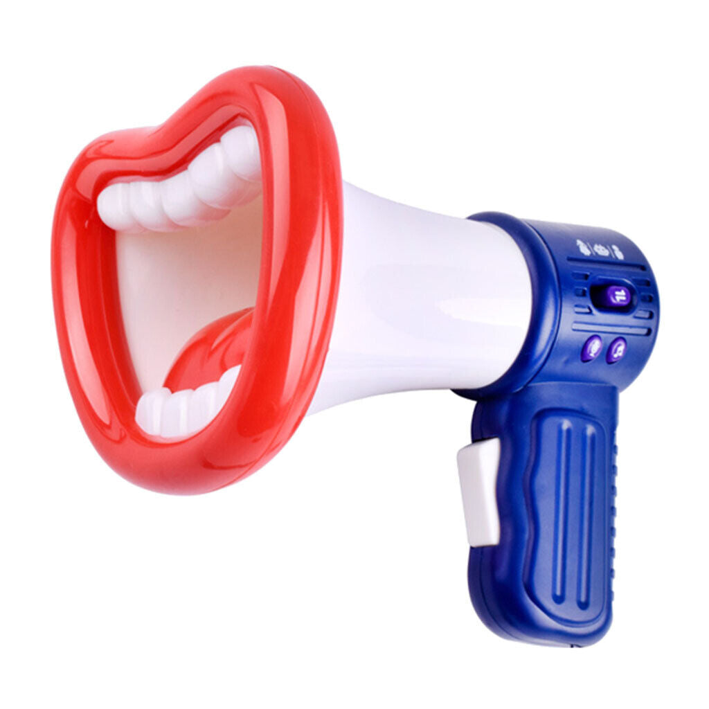 Voice Changer Trumpet Recording  Microphone for  Gifts White