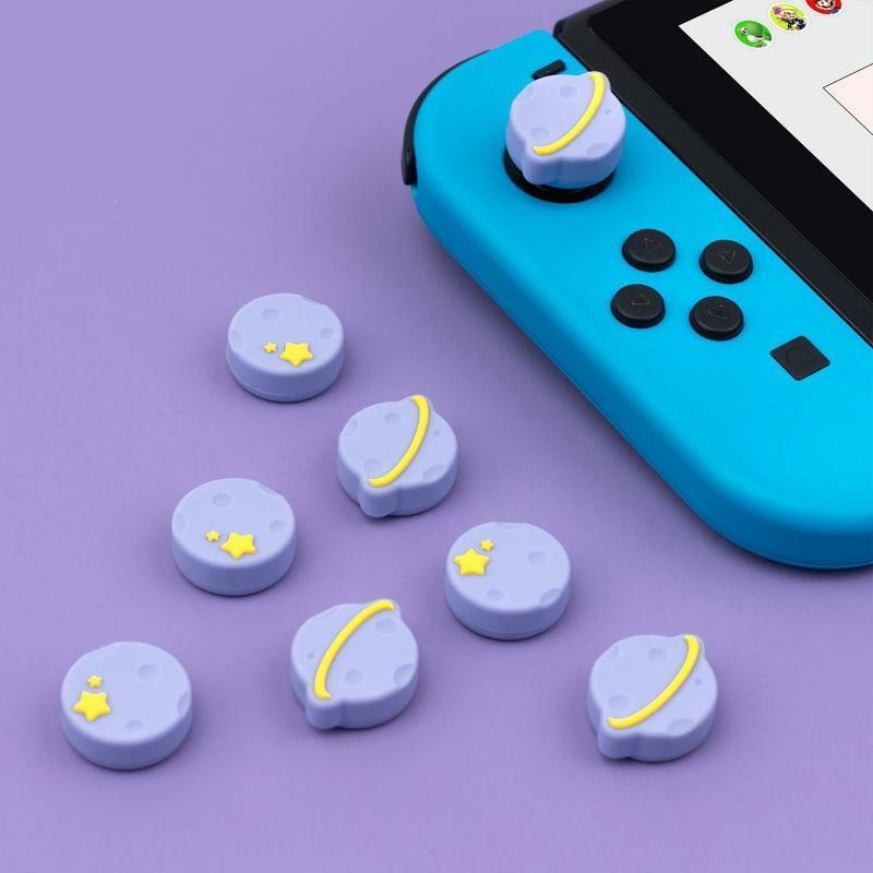 Cartoon Theme Thumb Stick Grip Cap Joystick Soft Protective Cover for Switch