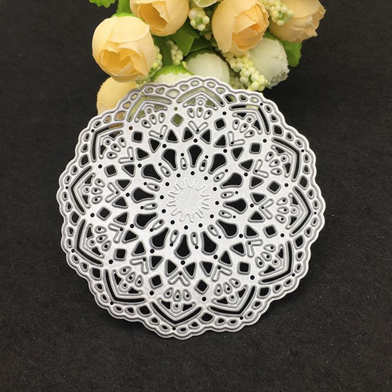 Hollow Circle Metal Cutting Dies Scrapbooking Stencil Die Cuts Card Embossing