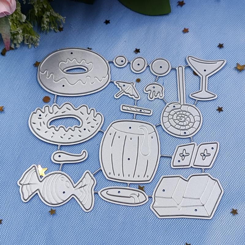 Creative Low Tea Cutting Die for DIY Wedding Birthday Christmas Party Decoration