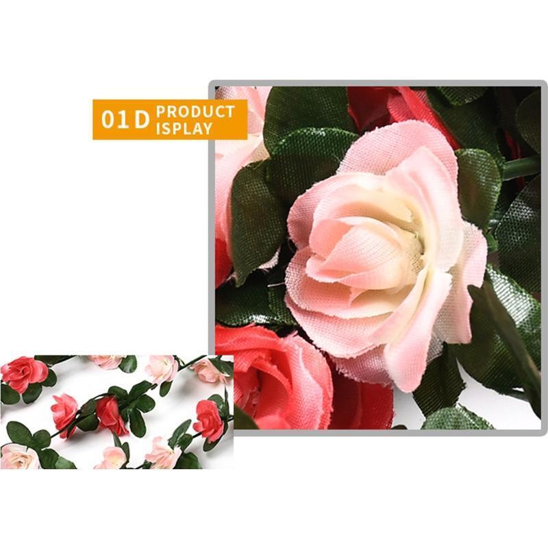 Rose Vine Wreath Easter Holiday Party Decorative Pendant Ornament