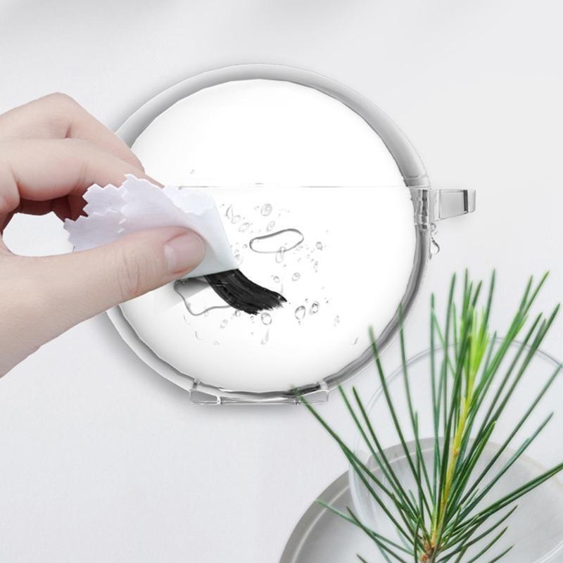 Transparent Case Cover for-L-enovo LivePods HT38 Earbuds Dustproof Charging Case