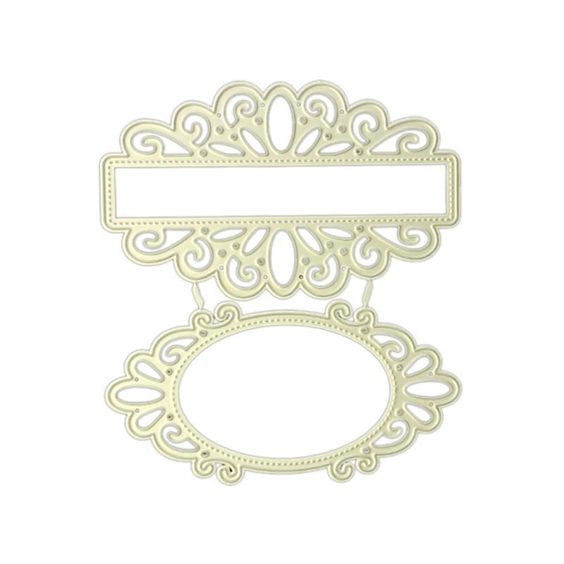 Lace Mirror Metal Cutting Dies Stencil Scrapbooking DIY Album Stamp Paper Card
