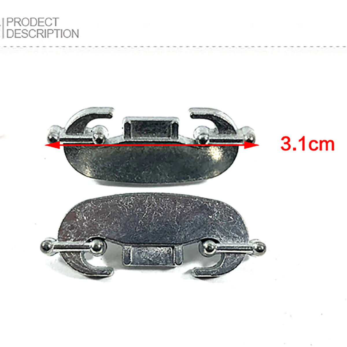 Rear Plate Tail Hook Decoration Part for MATO 1/16 Germany King Tiger RC Tank A2