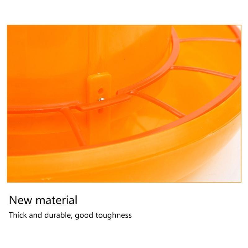 Chicken Feeder Plastic 3kg/6.6Lbs Gravity Fed Food Dispenser Easy to Refill