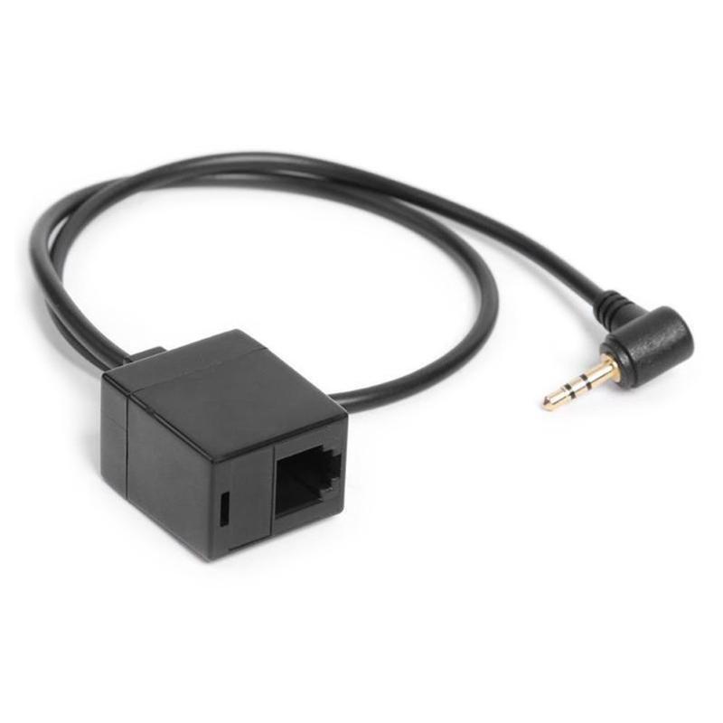 2.5mm Male Jack to RJ9 4P4C Female Adapter Converter Extension Cable Wire