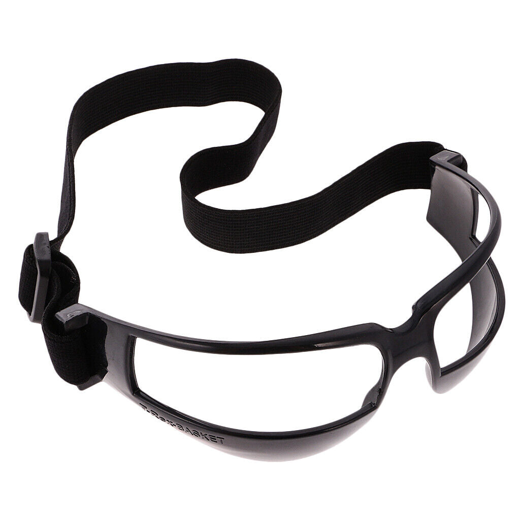 2 Pieces Anti Down Basketball Glasses Sports Eyewear Training Supplies Black