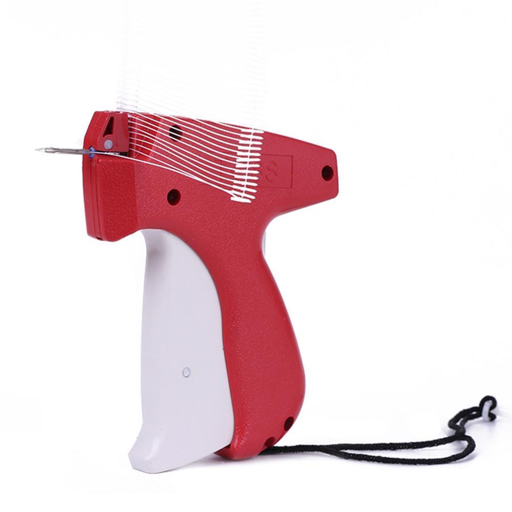 Clothes Garment Sewing Price Label Tagging Gun+5 Needles+1000 Barbs (B)