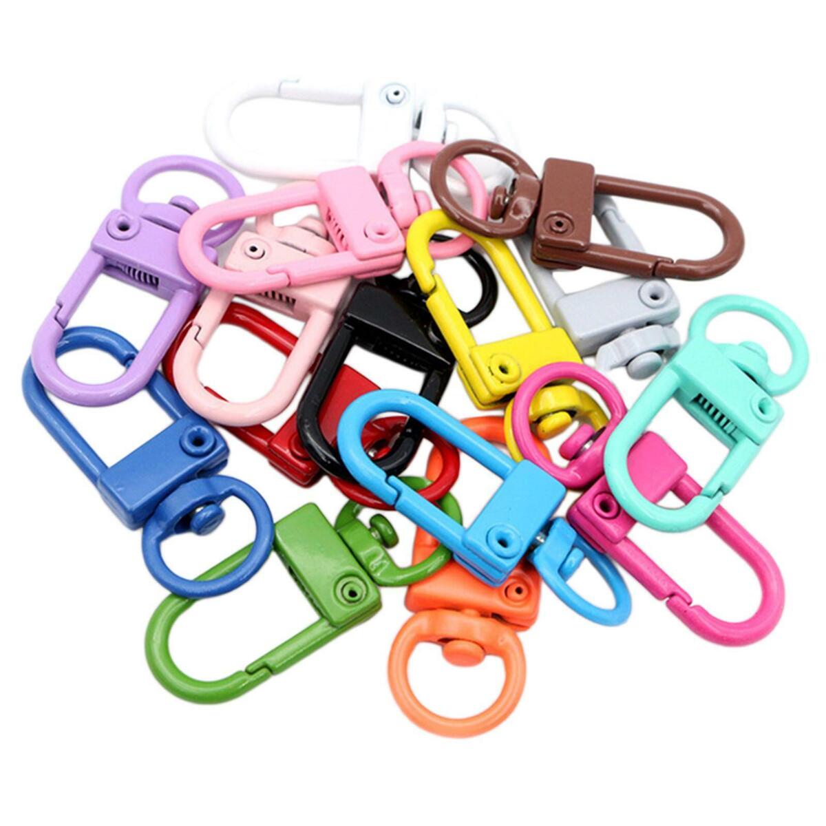 50x  Claw Clasps  for DIY Jewelry Findings Keychain Bags Craft