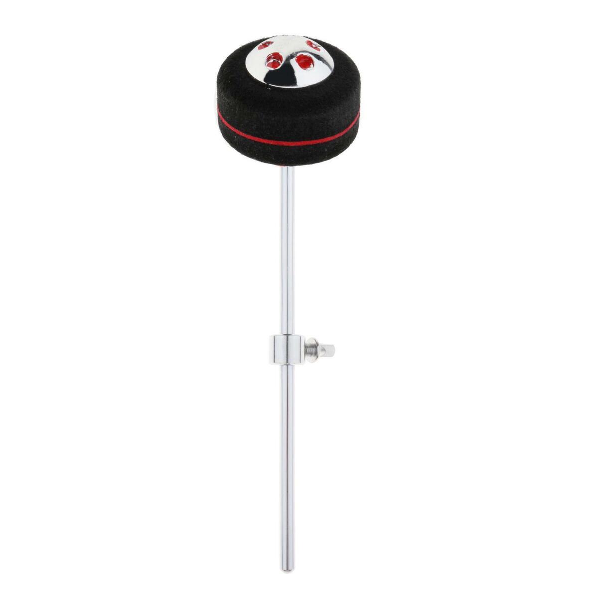 Bass Drum Kick Beater Head Stainless Steel Felt Drum Pedal Beater