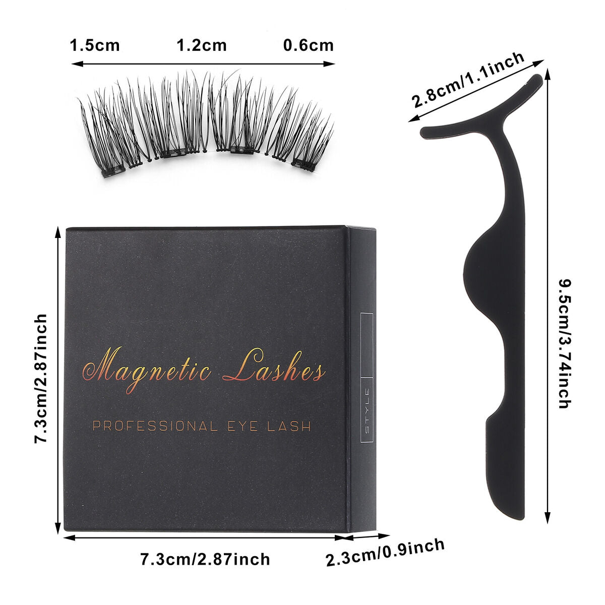 Eyelashes Magnetic Lashes Without Eyeliner No Glue No Liquid Eyeliner Needd
