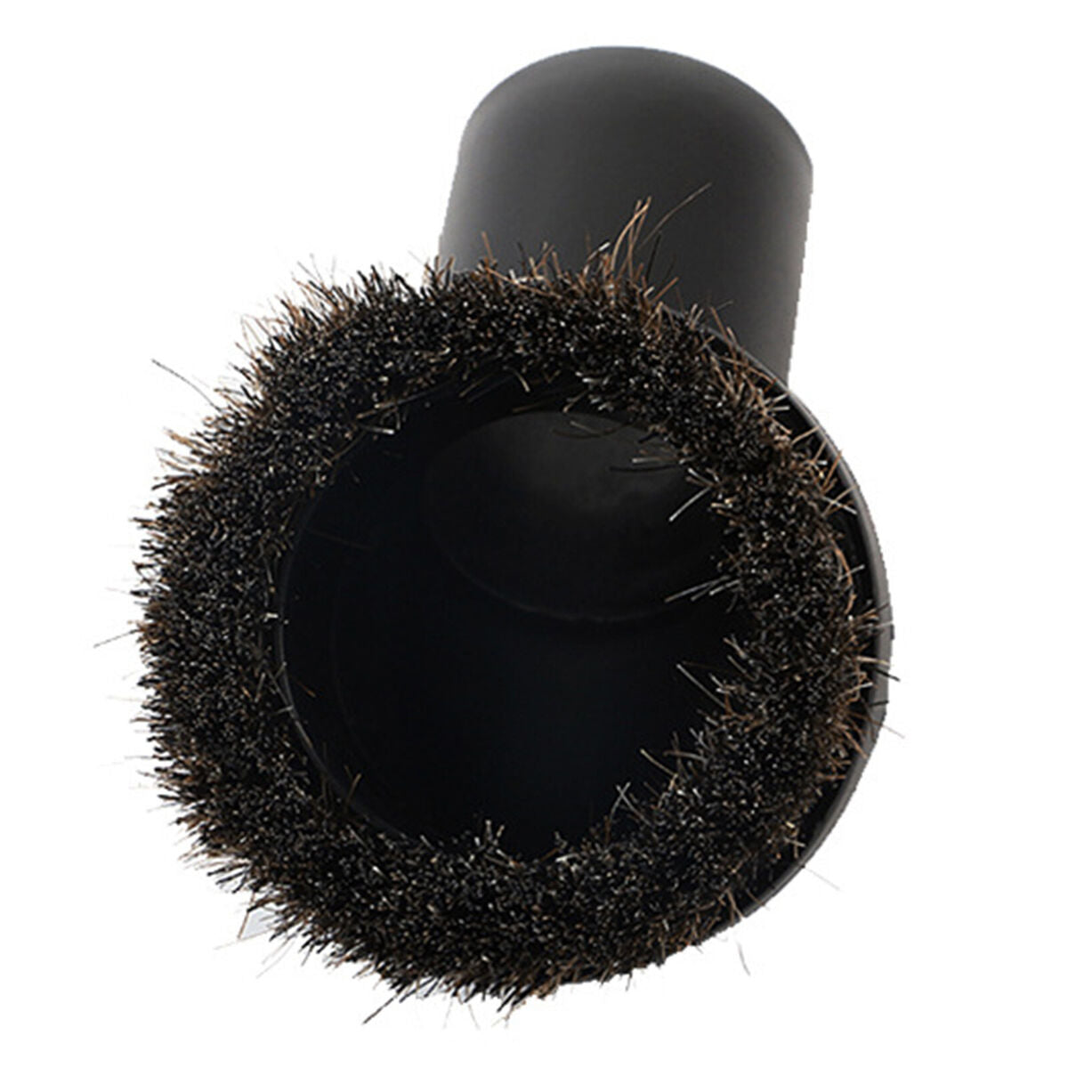 Horse Hair Vacuum Attachment 25mm Round Dust Brush Hose Adapter Replacement