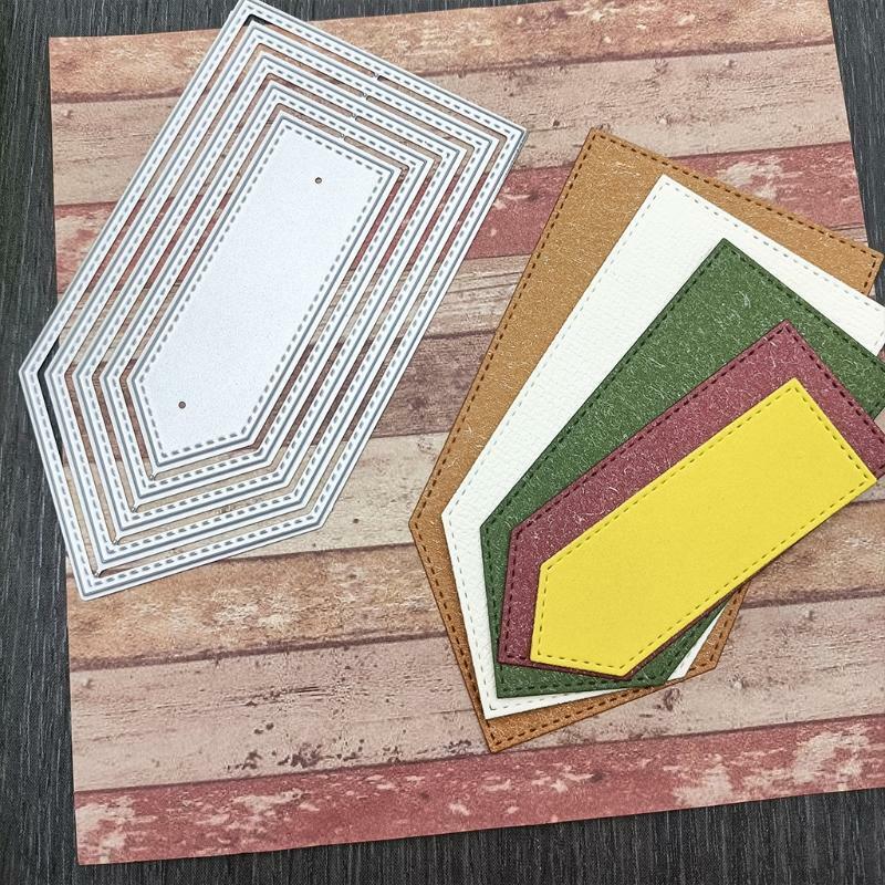 Road Sign Tag Metal Cutting Dies Stencil DIY Scrapbooking Album Paper Template