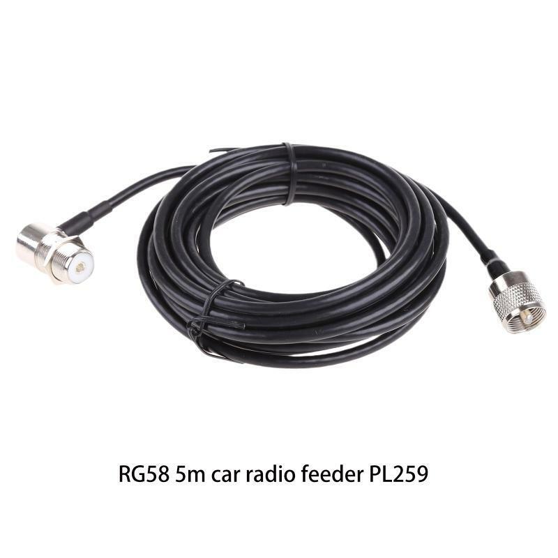 PL259 Male - SO239 Female Low Loss Coax Extension Cable for Ham Radio Durable