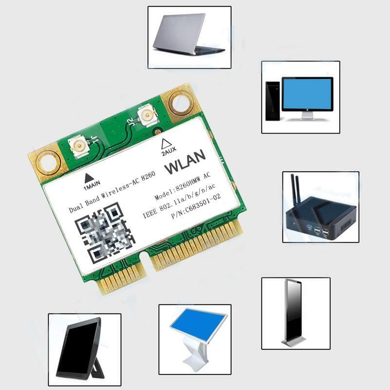 8260 8260HMW Half Mini PCIe PCI-express Wireless WIFI WLAN BT 4.2 Card for Asus