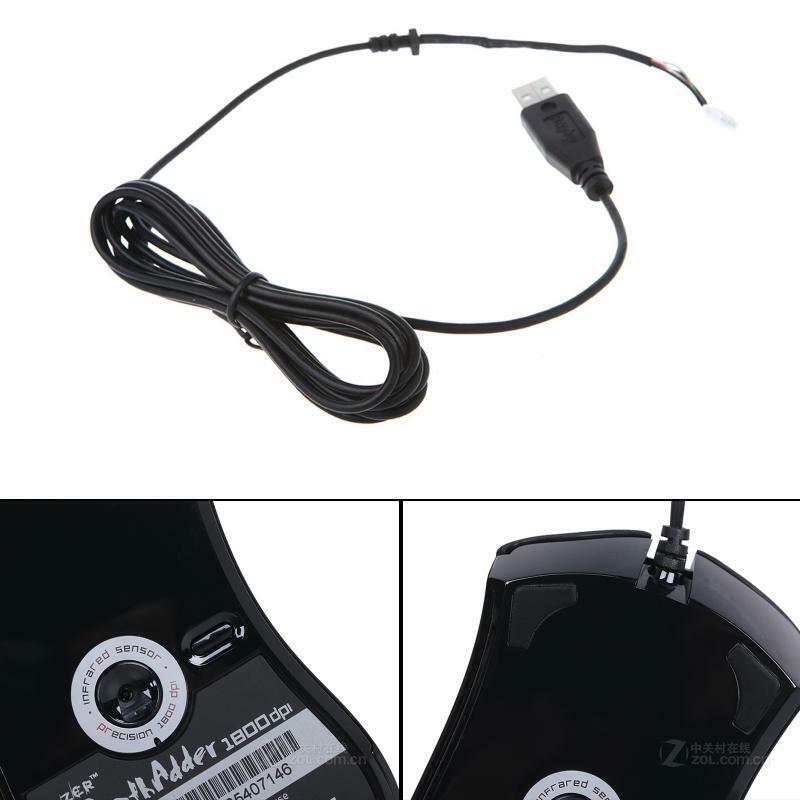 Soft Durable Mouse Line Replacement For Razer DeathAdder 2014 1800DPI Mouse 2m