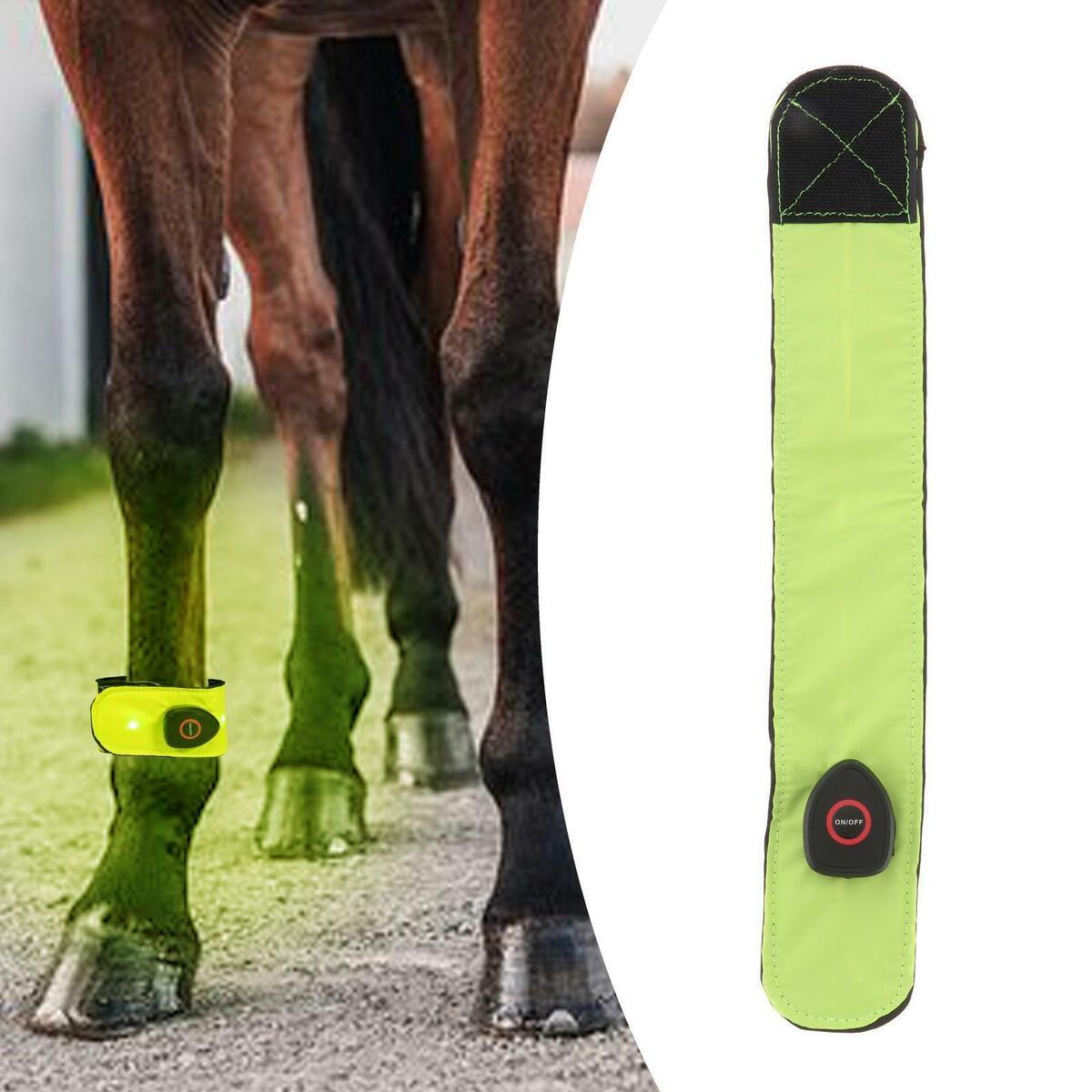 2  Horse LED Ankle Strap Leg Bands Legging for Riding Cycling Outdoor