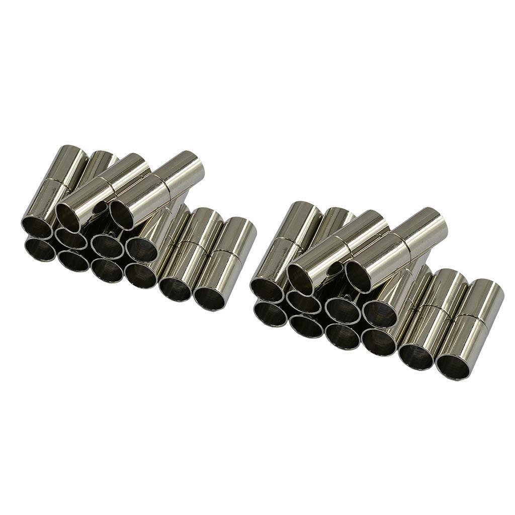 24x  and /6mm Tube Barrel Magnetic Clasp Jewelry Making Finding