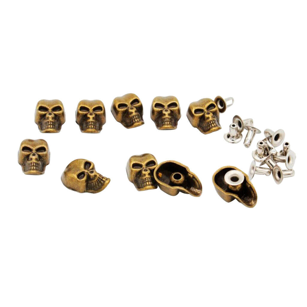 10   Rivets Punk  Studs Rivets DIY Leather Crafts Accessories