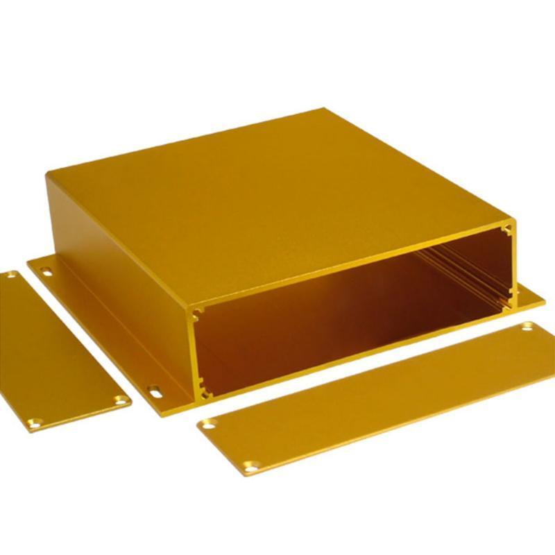 Aluminum Cooling Box DIY Electronic Project Enclosure Case Shell Protect Box