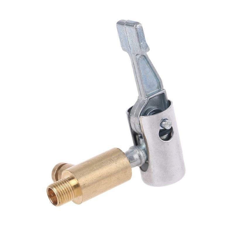 Air Chuck Universal Heavy Duty Open Flow Straight Lock Tire Air Inflation Nozzle