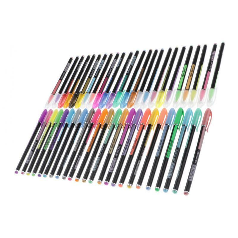 Colorful Gel  Sketching Markers School Highlighters Art  48