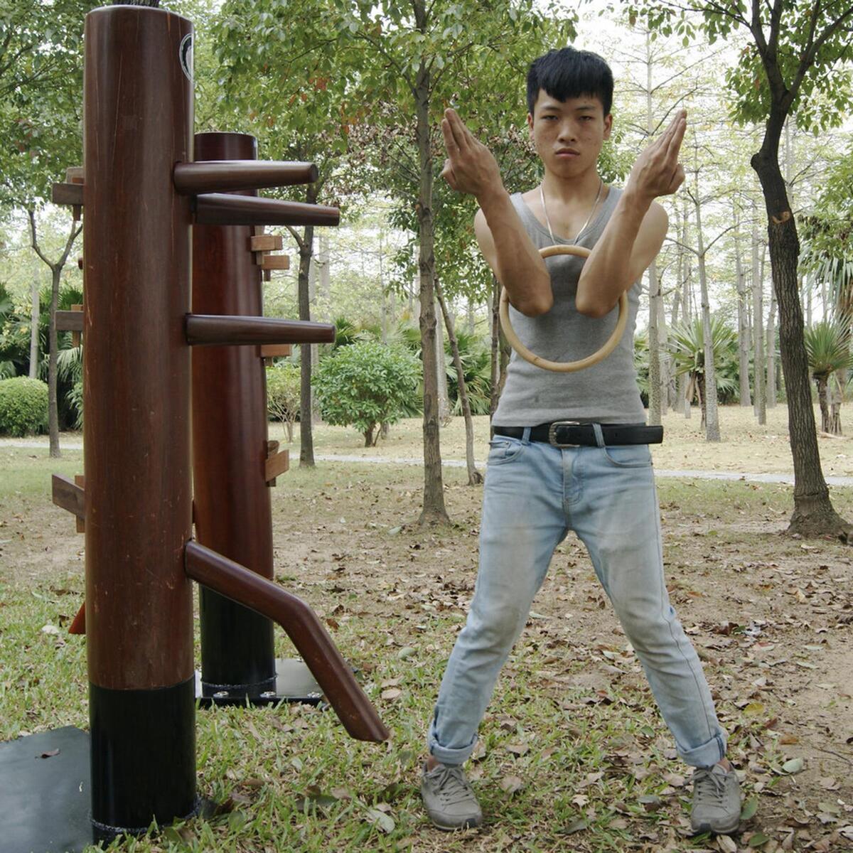 Wing Chun Rattan Ring Sticky Hand Strength Training Wing Tsun Kung Fu