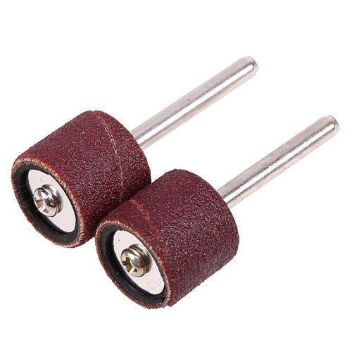 50Pcs 1/2" Sanding Bands Sleeves Drums with 2 Mandrels For Rotary Tool AU