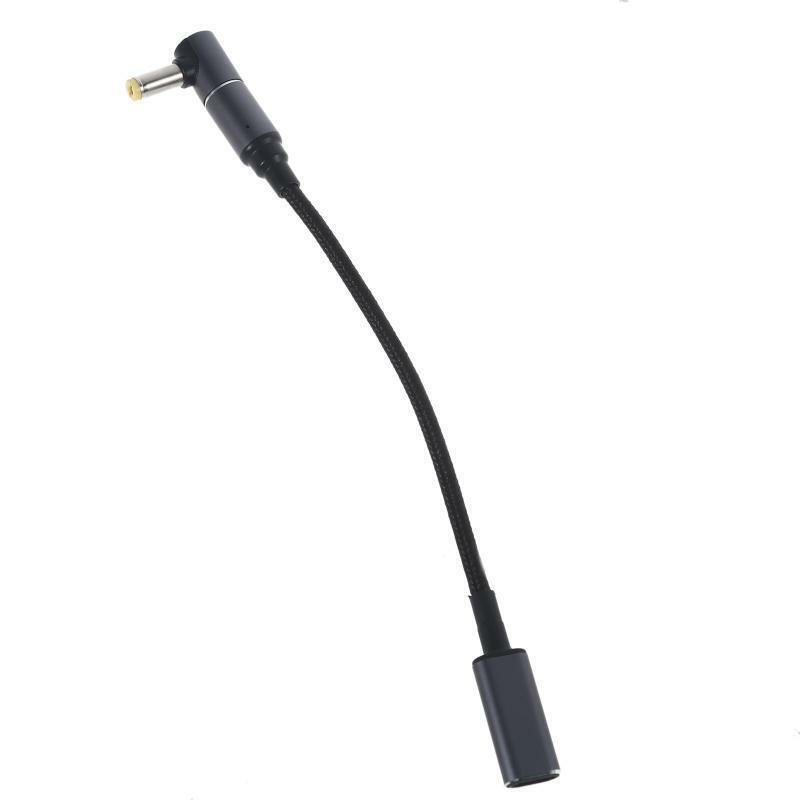 100W USB Type C 90 Degree 5.5x1.7 mm Male Power Charging Cable for Acer 19V3.42A
