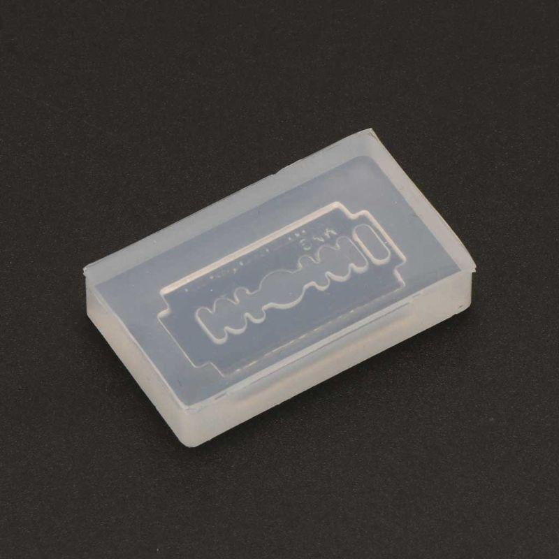 Razor Blade Shape Earrings Silicone Irregular Mold Beauty Mold for DIY Craft