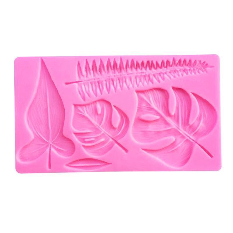 Creative Fern Leaves Shape Fondant Cake Silicone Mold Pastry Chocolate Mold