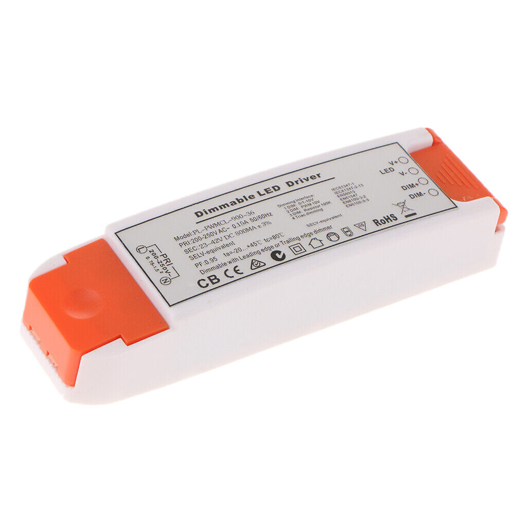 Waterproof SCR Four in One Dimmable Power Supply LED Driver DC23-42V 800mA