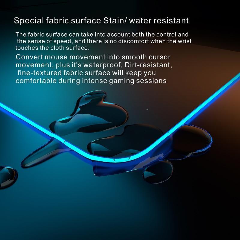 Mouse Pad With Wireless Charger 15W Wireless Charging Mobile Phone Charger RGB